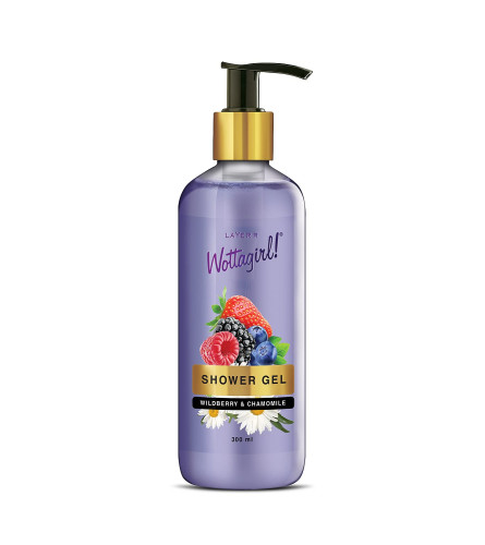 Layer'r Wottagirl Shower Gel Wildberry & Chamomile For Women, 300 ml (Fs)