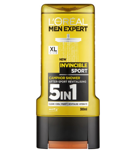 L'Oreal Paris Men Expert Invincible Sport Shower Gel, 300 ml | free shipping