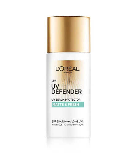 L’Oréal Paris UV Defender Serum Protector Sunscreen For Matte & Fresh, 50 ml | free shipping