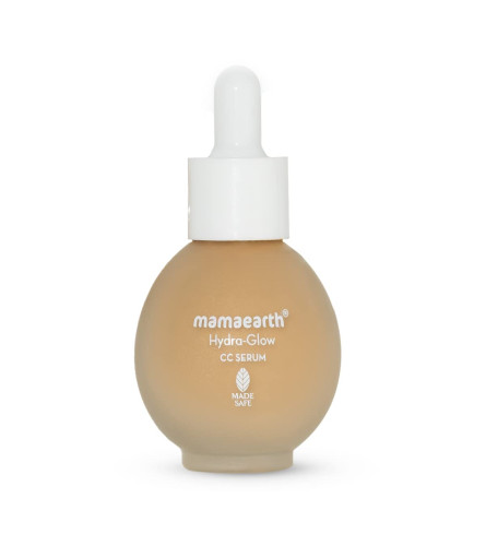 Mamaearth Hydra-Glow CC Cream Serum with SPF 30 Vitamin C & Hyaluronic Acid - Peach 30 ml