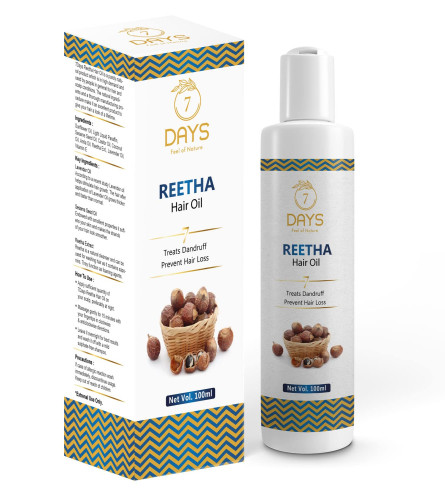 7 Days Reetha Onion Shikakai Bhringraj Amla Hair Oil for Men & Women, 100 ml | free shipping