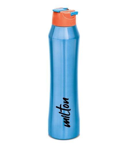 Milton Stark 900 Thermosteel 24 Hours Hot or Cold Water Bottle, 790 ml, Blue