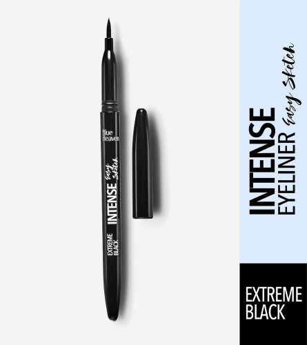 Blue Heaven Intense Eyeliner Easy Sketch, Black, 1ml (Pack Of 4) Fs