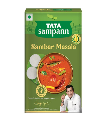 Tata Sampann Sambar Masala with Natural Oils, Crafted by Chef Sanjeev Kapoor,45 gm X 4 Free shipping
