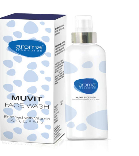 Aroma Treasures Muvit Face Wash, Nourishing, Intense Cleansing, 100 ml | pack of 2 | free shipping