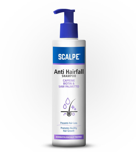 Scalpe Anti Hairfall Shampoo | Prevents hair fall and thinning |Promotes healthy hair | 400 ml (free shipping)