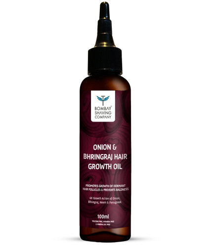 Bombay Shaving Company Onion and Bhringraj Hair Oil With 4X Growth Action