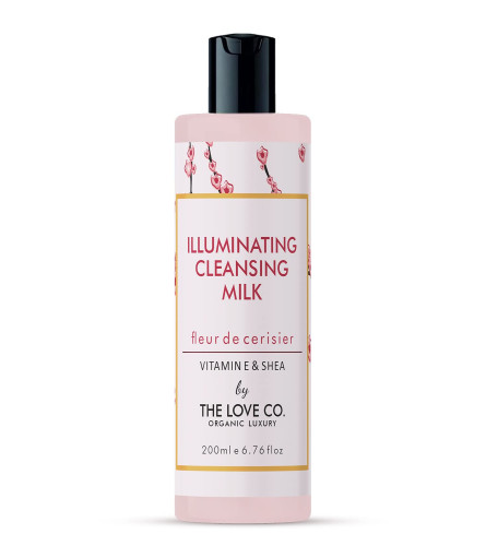 THE LOVE CO. Cleansing Milk For Face, Facial Cleanser For Dry & Sensitive