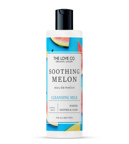 THE LOVE CO. Gentle Cleansing Milk | Relaxing, Soothing, Moisturzing| Daily Face Cleanser & Makeup Remover | 200 ml (free shipping)