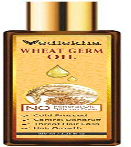 Vedlekha Natural & Organic Wheatgerm Oil For Hair Growth & Anti Dandruff Oil, 100 ml (pack of 2) free shipping