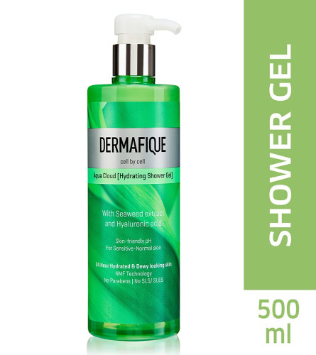 Dermafique Aqua Cloud Hydrating Shower Gel, for Sensitive-Normal skin 500 ml (free shipping)