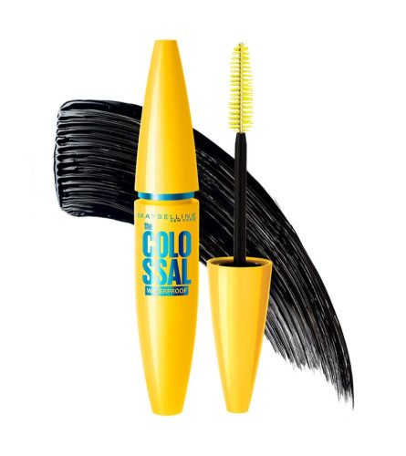 Maybelline New York Mascara, Volumizing & Lengthening, Waterproof, Black, Volume Express Colossal