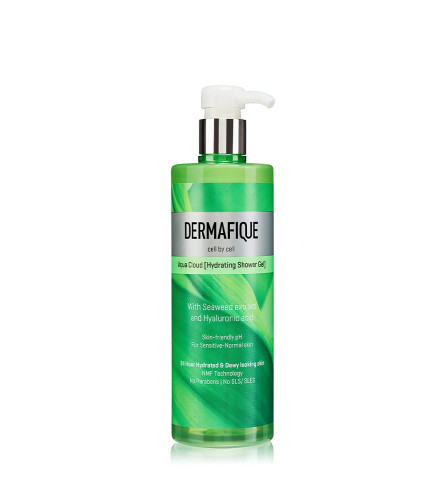 Dermafique Aqua Cloud Hydrating Shower Gel, for Sensitive-Normal skin, 500 ml (free shipping)