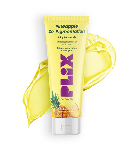 PLIX - THE PLANT FIX 5% Pineapple Foaming Face wash For Depigmentation, 100 ml | free shipping