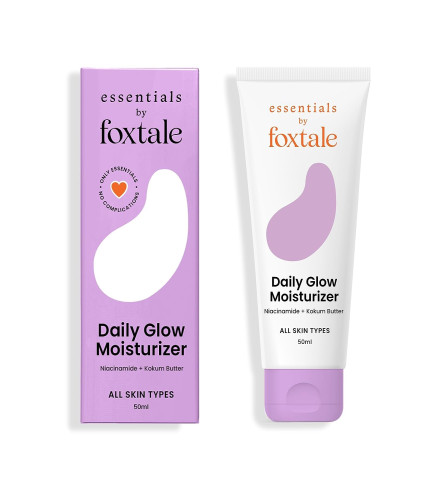 Foxtale Essentials Daily Glow Face Moisturizer, 50 ml (pack of 3) free shipping