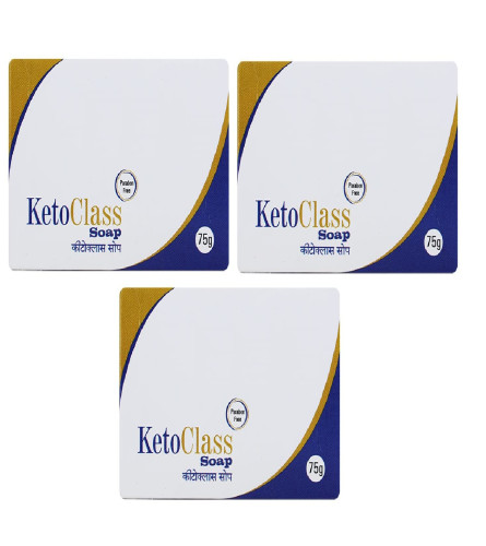 KETOCLASS Anti fungal And Anti itching Soap (Pack of 3 * 75 Gm) free shipping
