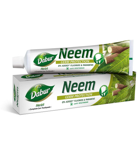 Dabur Herb'l Neem Germ Protection Toothpaste - 200 g |  pack of 2) free shipping