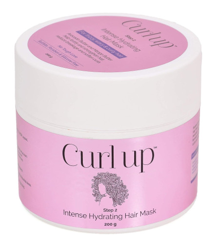 Curl Up Intense Hydrating Hair Mask - Deep conditioner for Curly Hair, 200 gm (free shipping)