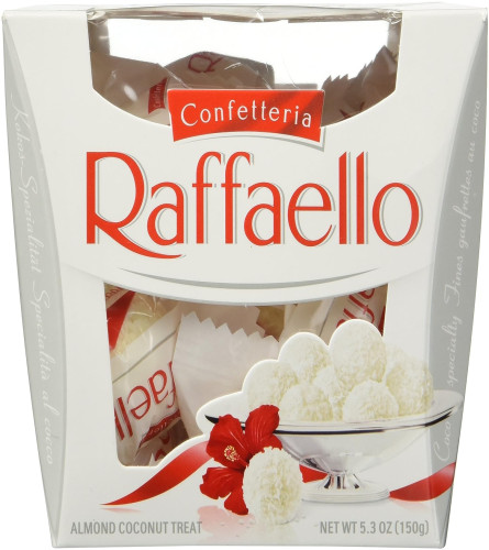 Ferrero 15 Piece Box Raffaello, Chocolate Flavor Free shipping worldwide