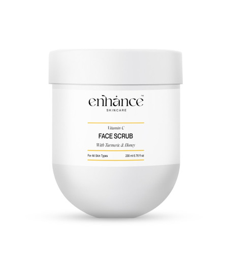 Enhance Skincare Vitamin C Natural Face Scrub, 200 gm | FREE SHIPPING