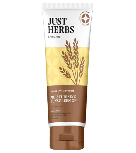 Just Herbs SPF 35+ Nosun Sunscreen Gel, Lightweight, Broad Spectrum PA 35++++