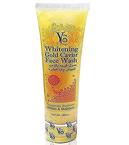 YC Whitening Gold Caviar Face Wash, 100 ml (pack of 2) free shipping