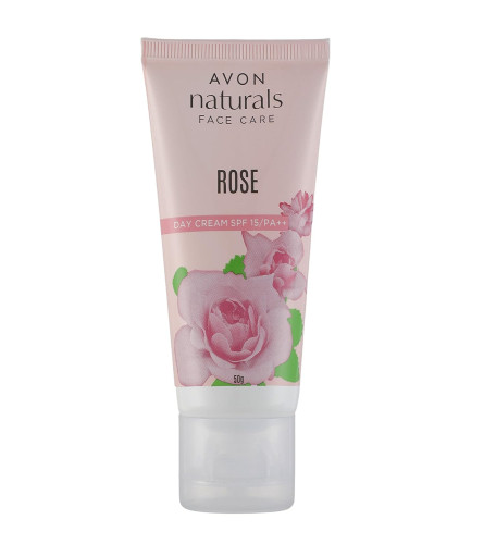 Avon Naturals Rose Day Cream With SPF 15 for Glowing Skin | 50 g (pack of 2) free shipping
