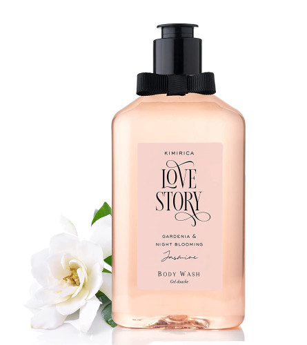 Kimirica Love Story Summer Body wash Gentle Exfoliating Shower Gel, 270 ml | free shipping