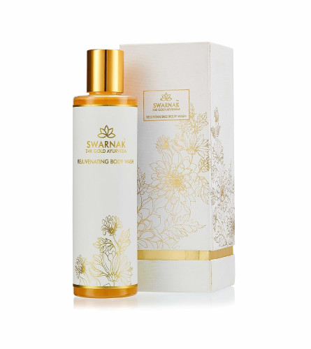 Swarnak 24K Gold Ayurvedic Rejuvenating Body Wash-200 ml | free shipping