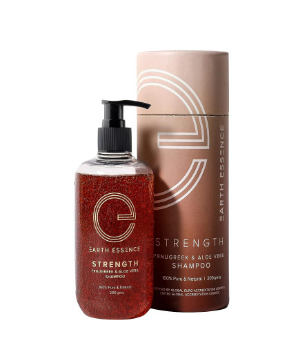 Earth Essence Fenugreek & Aloe Vera Shampoo-Strength Edition, 200 Gm | free shipping
