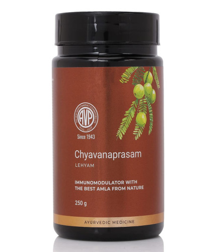 AVP Chyawanprash 250g, Ayurvedic Immunity Booster, Build Strength and Stamina, Jaggery Based