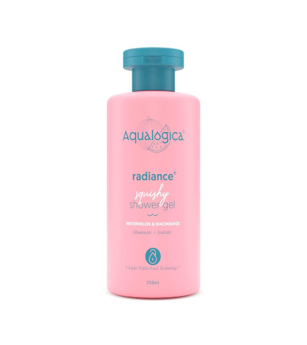 Aqualogica Radiance+ Squishy Shower Gel with Watermelon & Niacinamide for Deeply Cleansed