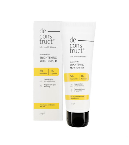 Deconstruct Brightening Face Cream | 5% Niacinamide + 1% Kojic Acid + 5%VitaminC + VitaminE