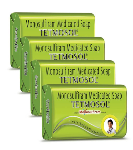Tetmosol Medicated Soap- fights skin infections, itching with lime like fragrance