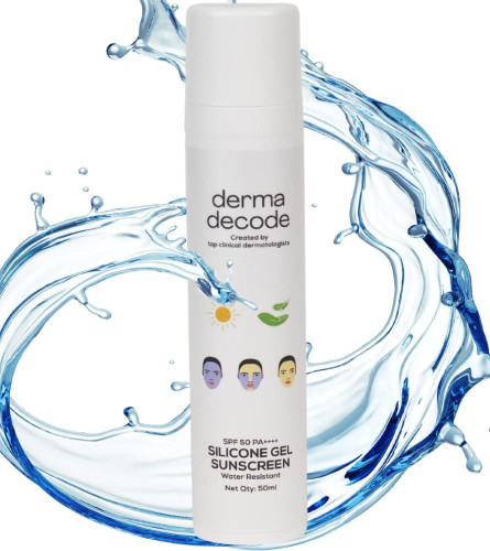 Derma Decode Waterproof Sunscreen for Swimming-Pool-Beach | Water-Resistant, SPF 50, PA ++++