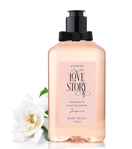 Kimirica Love Story Summer Body wash Gentle Exfoliating Shower Gel