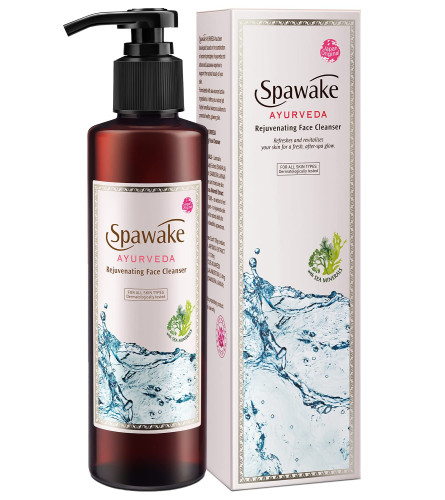 Spawake Ayurveda Face Cleanser, Rejuvenating Foaming Face Wash