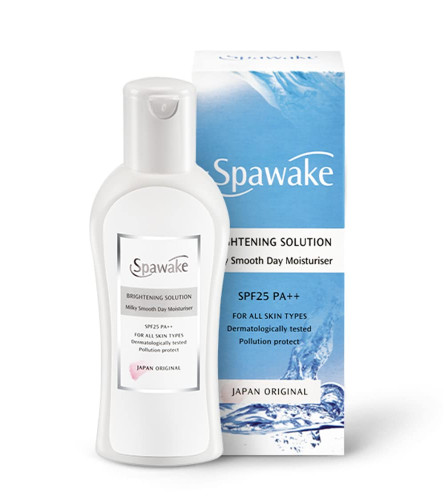 Spawake Vitamin C Moisturizer for face, Brightening Solution Milky Smooth with SPF 25/PA++