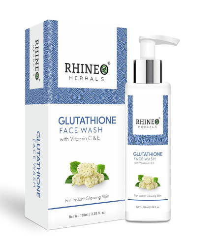 RHINEO HERBALS Glutathione Face Wash For Glowing Brightening & Blemish Free Clear Skin
