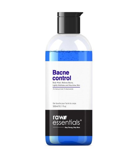 Raw Essentials Bacne Control Body Wash, 2% Salicylic Acid, 1% Niacinamide