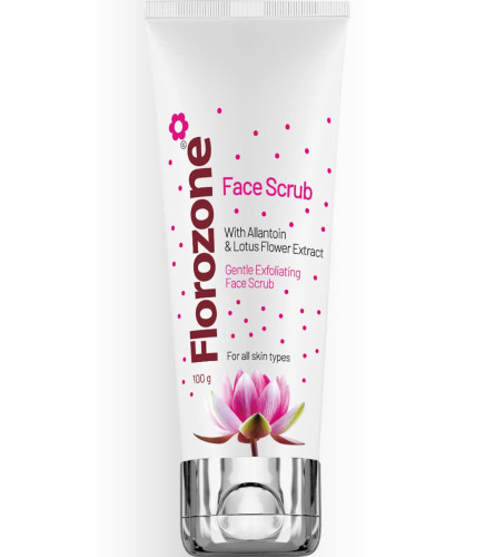 Florozone Face Scrub with Lotus Flower extract & Allantoin