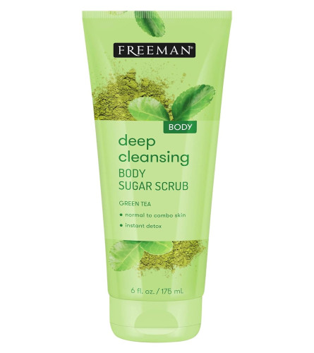 Freeman Deep Cleansing Body Sugar Scrub - Green Tea