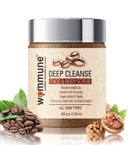Wommune Exfoliate Coffee Scrub For Face & Body