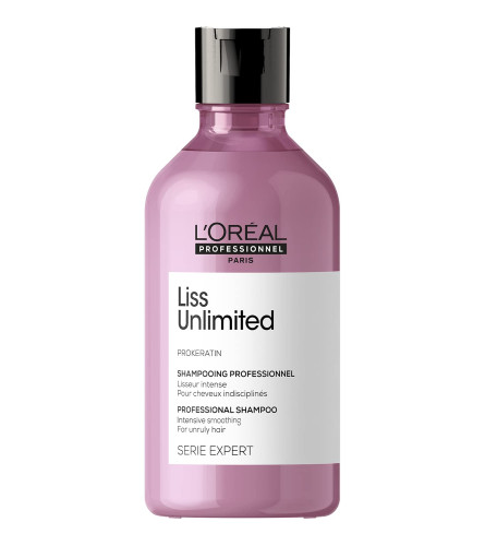 L'Oréal Professionnel Liss Unlimited Champú con Pro-queratina y Aceite de Nuez de Kukui