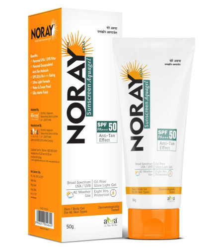 Vegetal Noray Aquagel Protector solar de amplio espectro, SPF-50, PA+++