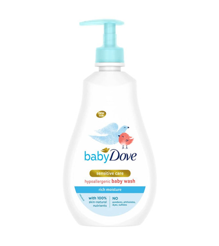 Baby Dove Rich Moisture Hair to Toe Baby Wash 400 ml