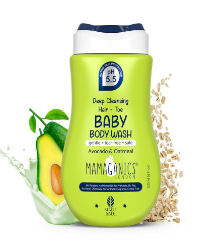 Mamaganics Deep Cleansing Hair to Toe Baby Body Wash