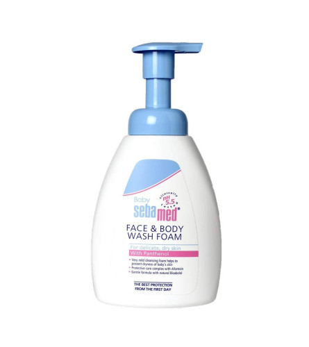 Buy Sebamed Baby Face & Body Wash FoamFor Delicate, Dry Skin 400 ML