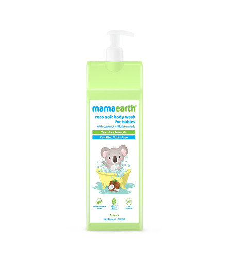 Mamaearth Coco Soft Body Wash For Babies With Coconut Milk & Turmeric