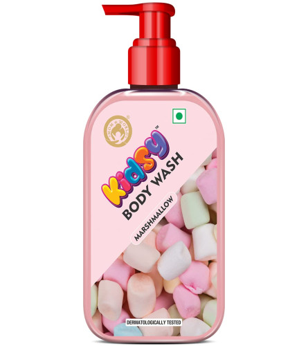 Mom & World Kidsy Marshmallow Body Wash No Tears, No SLS For KIDS, Dermatologically Tested  PH Balanced, 240 Ml